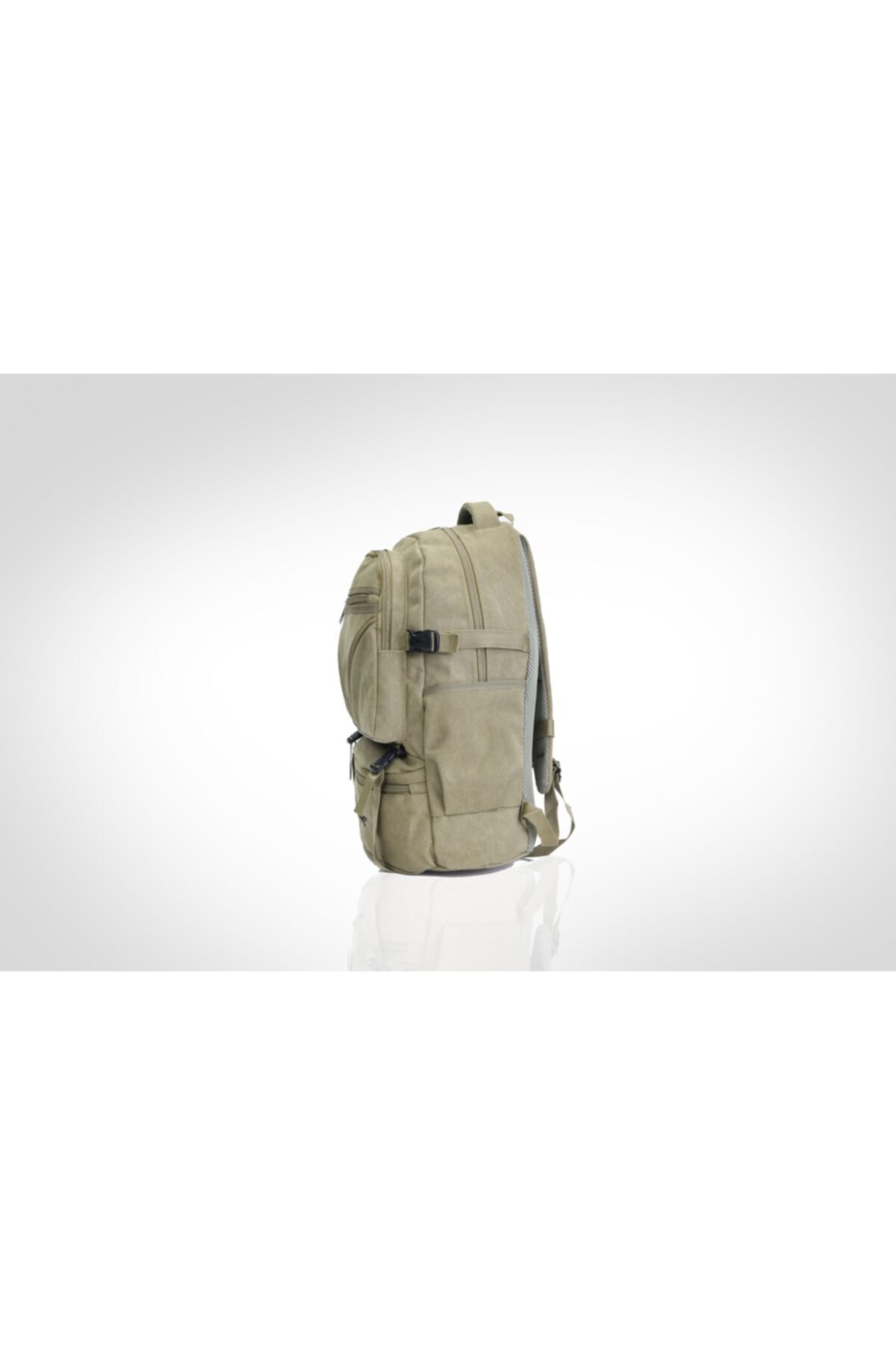 ESCAPE 501 Kanvas Kumaş Dağcı Sırt Çantası BEJ RENGİ