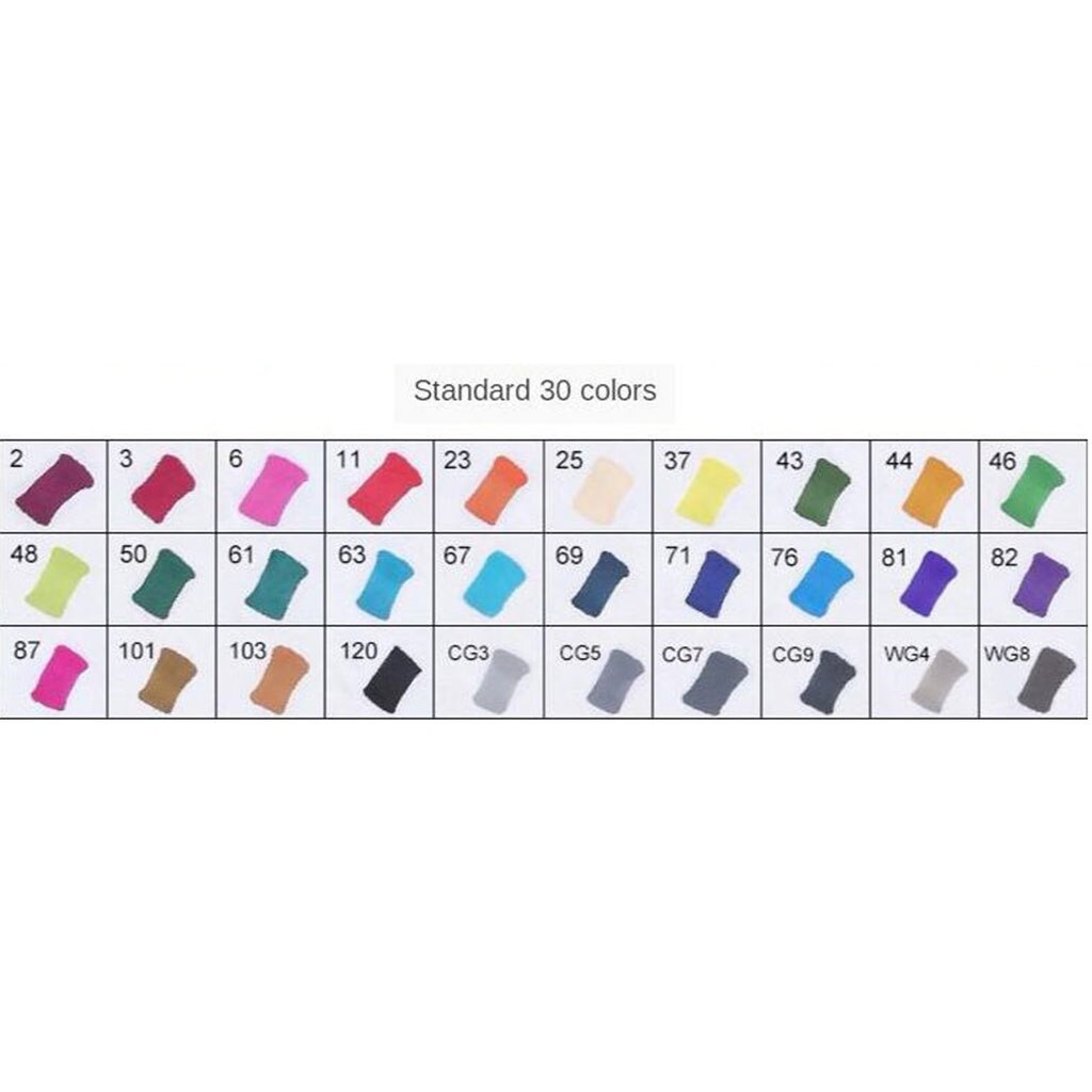 Alcohol Marker Brush Markers Dual Tips Permanent Art Kids Markers: 30 Standard