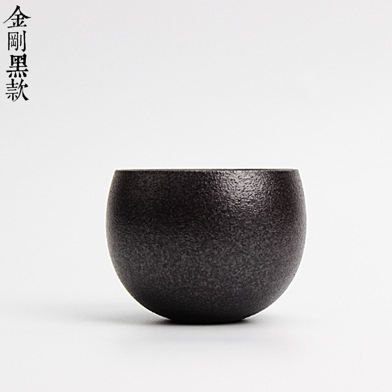 Japanse Stijl Drinkware Oude Oven Grof Aardewerk Thee Cup Keramische Cup Kung Fu Thee Pu'er Theekopje 90 ml Aardewerk Thee ceremonie: A