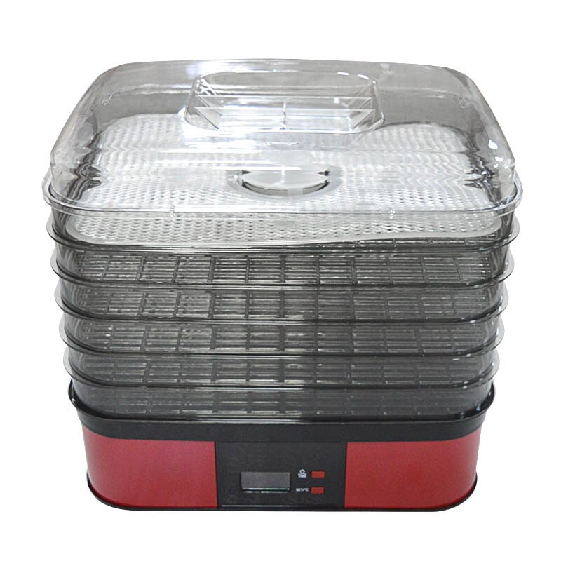 Máquina de deshidratación de frutas y verduras de 5 capas para el hogar, secador de aire, máquina de secado de frutas secas, secador de alimentos, 220V, 250W, 1 ud.