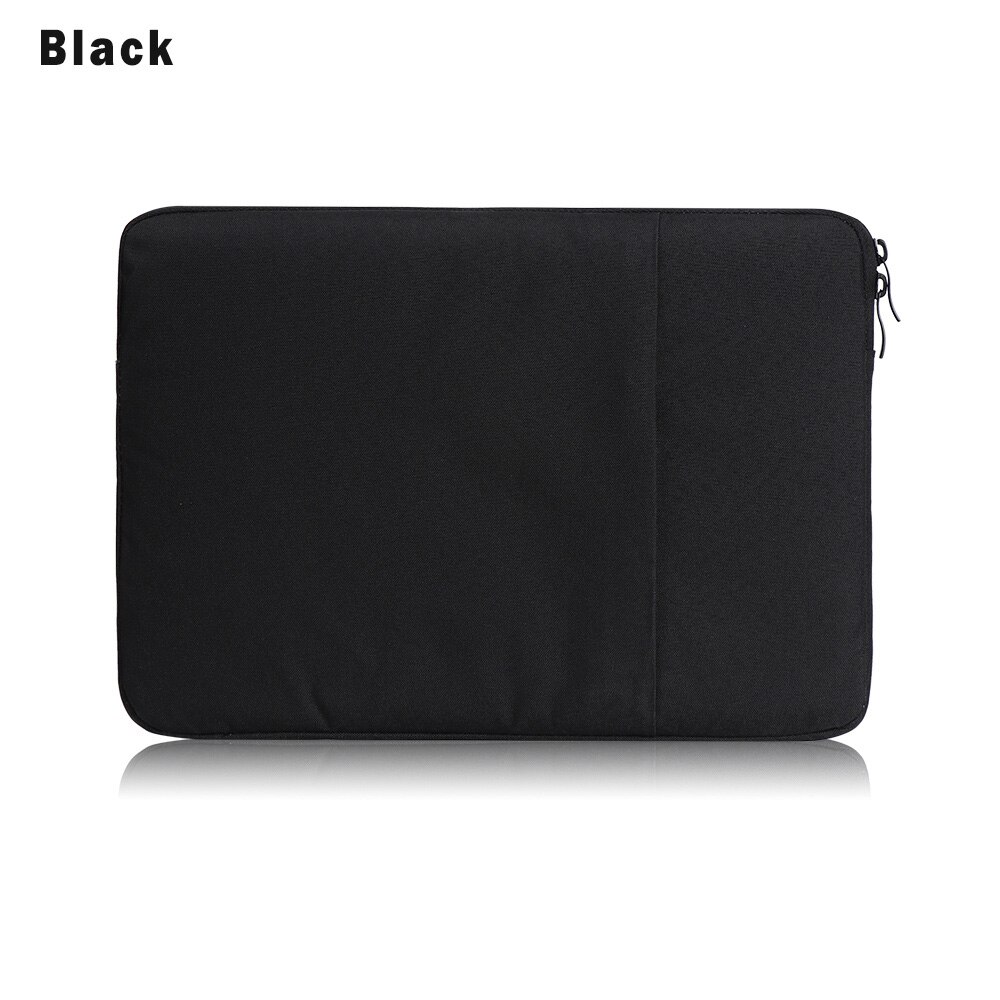 1PC Waterproof Universal Laptop Bag Sleeve Case Cover Notebook Pouch For MacBook Air Pro Lenovo HP Dell Asus 11 13 15 15.6 inch: Black / To Fit 14-15.4 inch