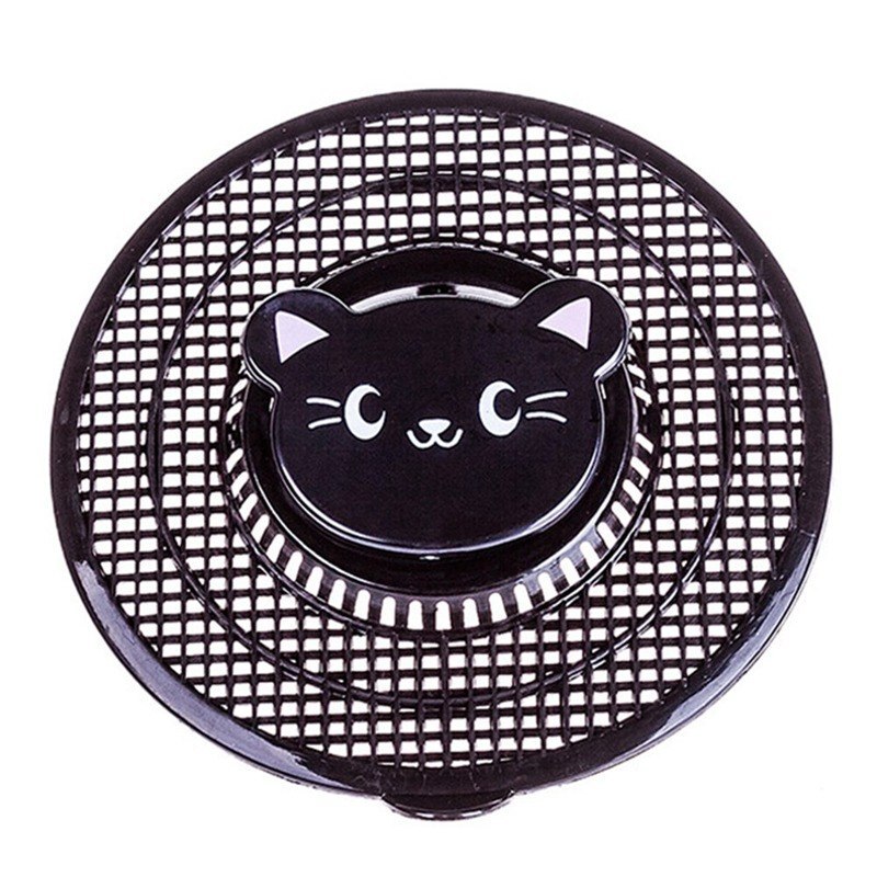 Colector de pelo en forma de rana para baño, cubierta de colador de bañera de ducha, filtro de tapón de lavabo, colador de drenaje para cocina y baño: BK
