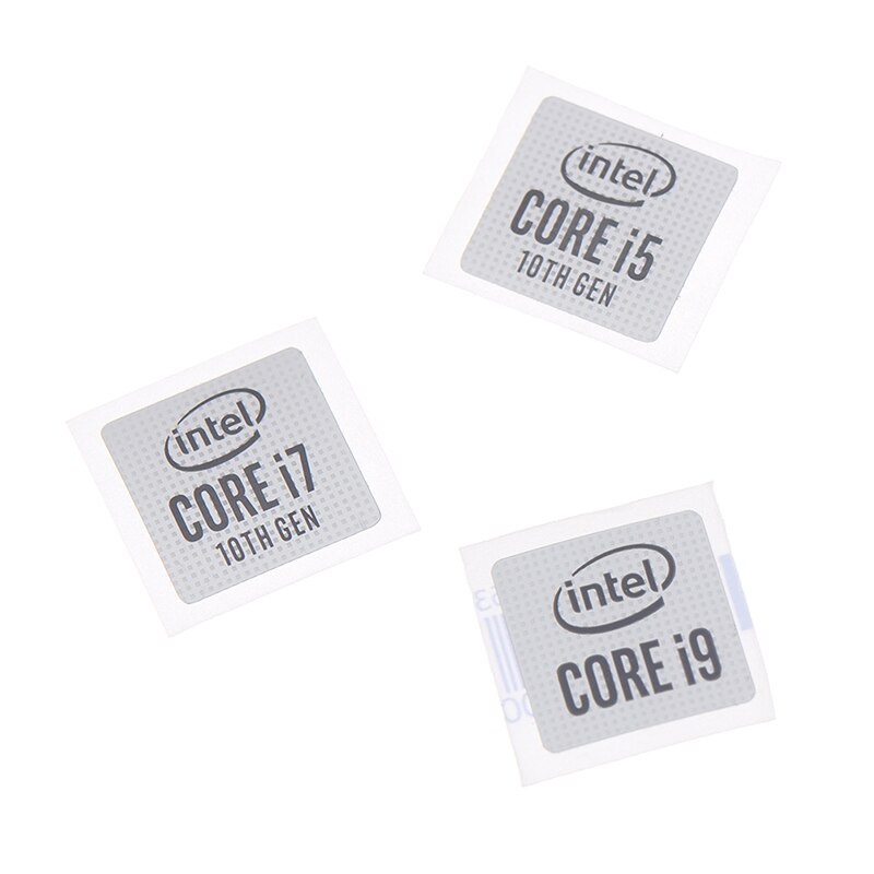 5Pcs 10th Generatie Core I5 I7 I9 Win10 Logo Stickers Cpu Label Laptop Notebook Decoratie