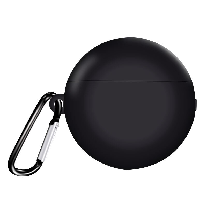 Geschikt voor Huawei 3rd generatie headset beschermhoes Huawei freebuds3 beschermhoes 2MM met opknoping gat: Black