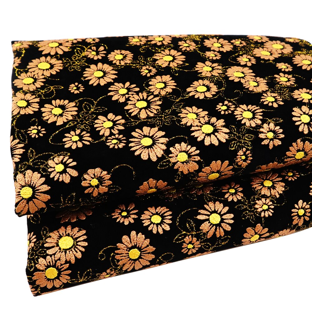 David accessoarer 50*145cm syntetiskt läder zebrablomma glitter sammetstyg för vävnad hemtextil sömnad tilda docka ,c2946: 1059162002