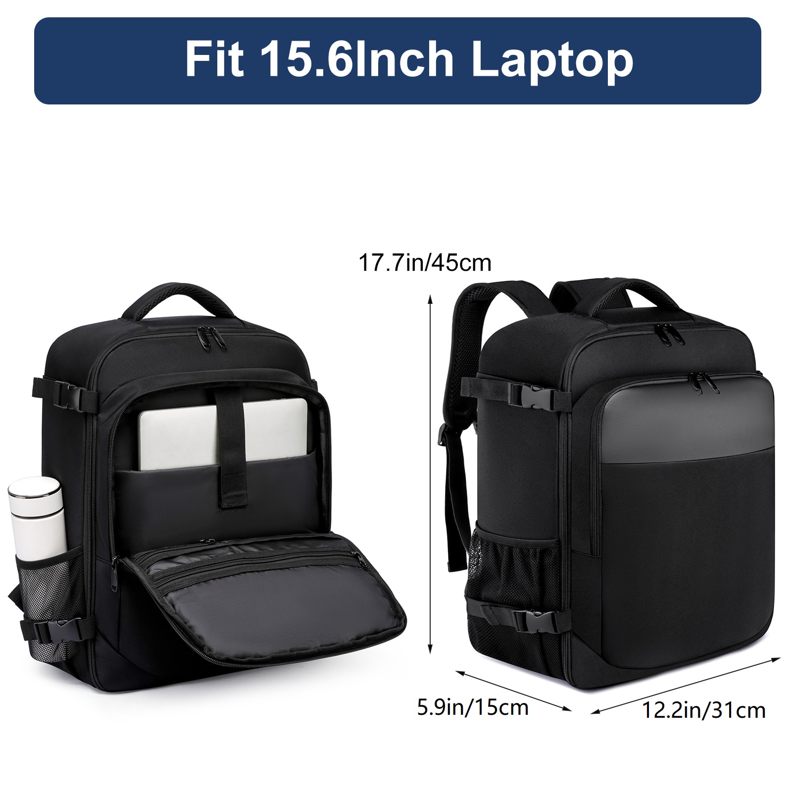 Travel Backpack Laptop Backpack Multi-functional Waterproof Large Capacity Cabin Bag With USB For Women And Men