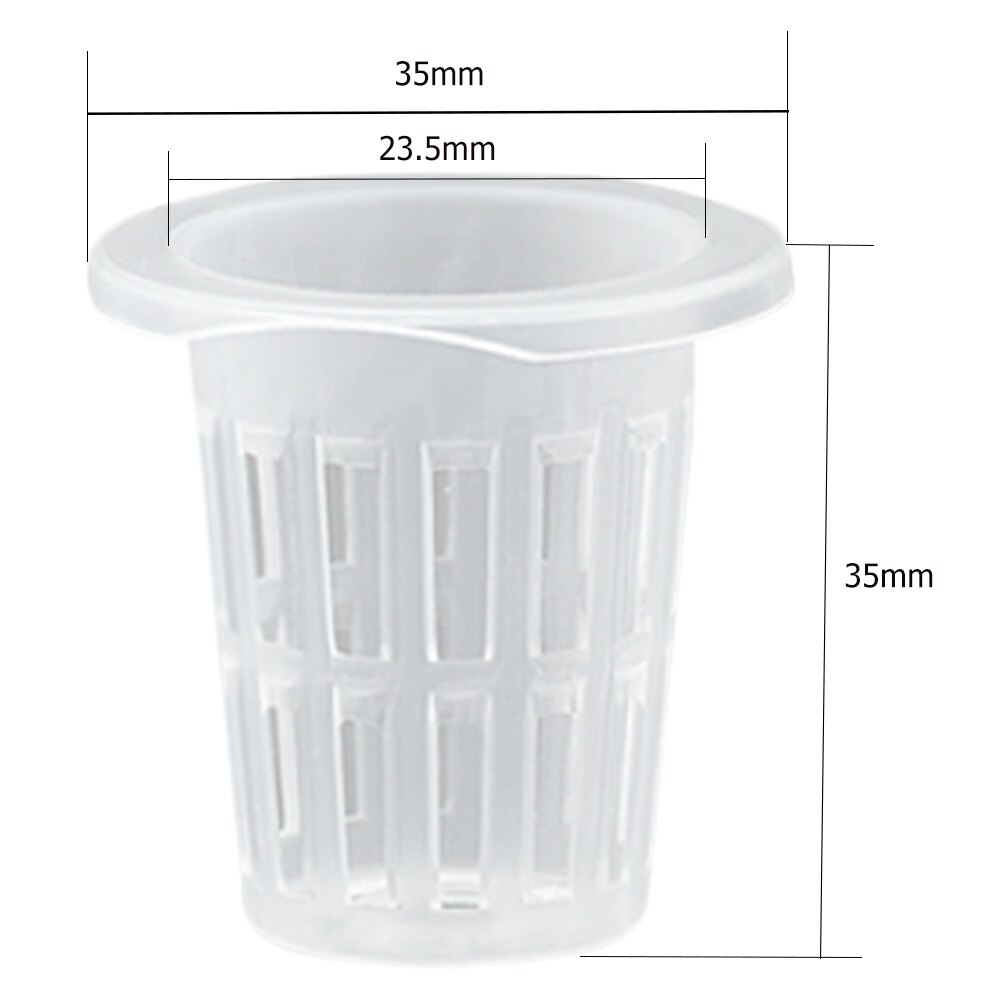 50pcs Hydroponic Colonization Mesh Pot Plant Grow Pots Hydroponic Aeroponic Planting Grow Clone Nursery Plant Soilless Basket: Type 25