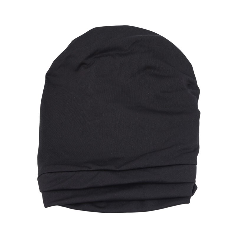 Gorra de estilo africano, sombrero, accesorios para el pelo turbante musulmán de estilo africano, Bandanas trenzadas sólidas de para mujer: B01