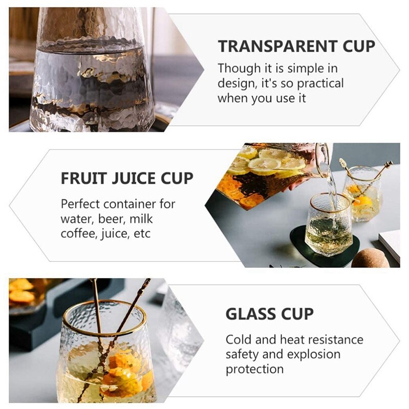 Becher Glas Tasse Wasser Becher Glas Kaffee Becher Isoliert Milch Tasse Für Heimat Sekretariat Phnom Penh Champagner Gläser