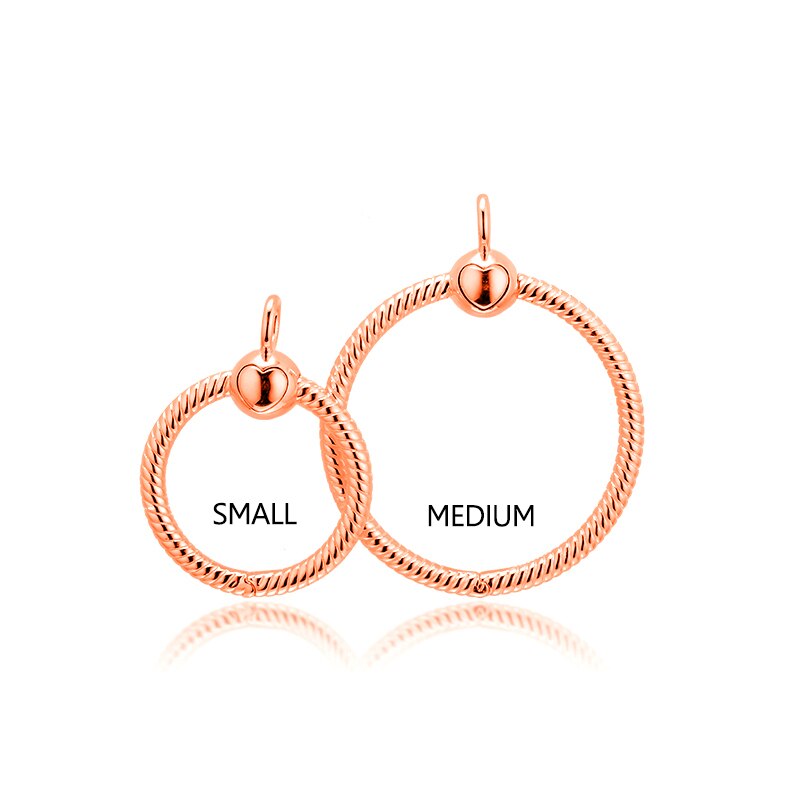 Momenti O Pendenti Con Gemme E Perle Curb Catena Collane 925 Gioielli In Argento Sterling per Le Donne FAI DA TE Pendenti E Ciondoli Fare colar All'ingrosso: rose small