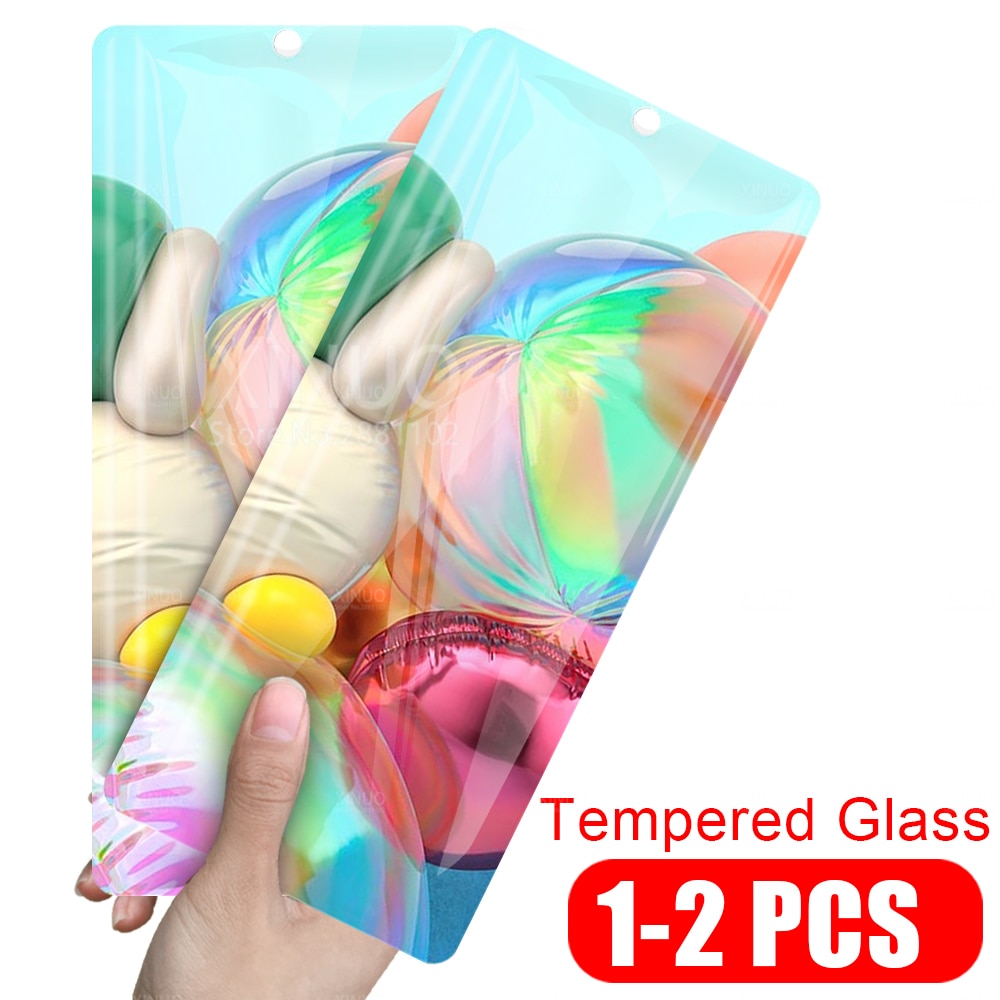 2 Pcs case for Samsung Galaxy A71 A51 Tempered glass cover for Samsung A70 A70S A50 A50S A 71 A 51 Tremp glas protective coque