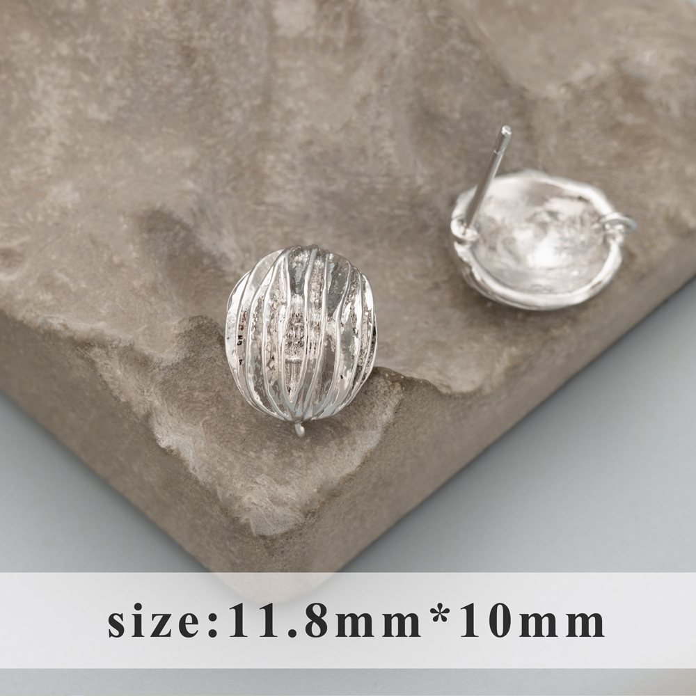 GUFEATHER MD59, accesorios de joyería, sin níquel, chapado en rodio de oro de 18 k, cobre, hecho a mano, fabricación de joyas, pendientes diy, 6 unids/lote: Rosa