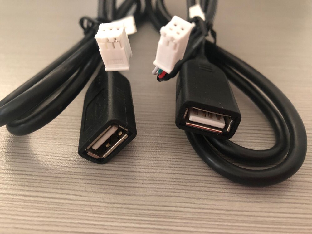 Usb Kabel Voor Android Auto Radio Auto Dvd Lange Usb Kabel 4 Pin En 6 Pin Connector