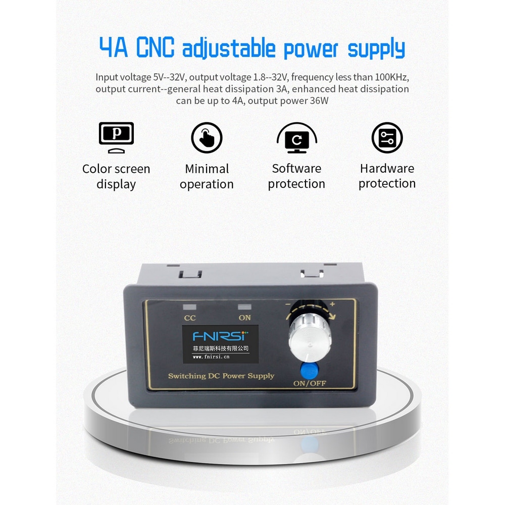 Automatic Boost/Buck Converter Buck-boost DC Adjustable Regulated Power Supply DIY Solar Charging Meter Case: Default Title