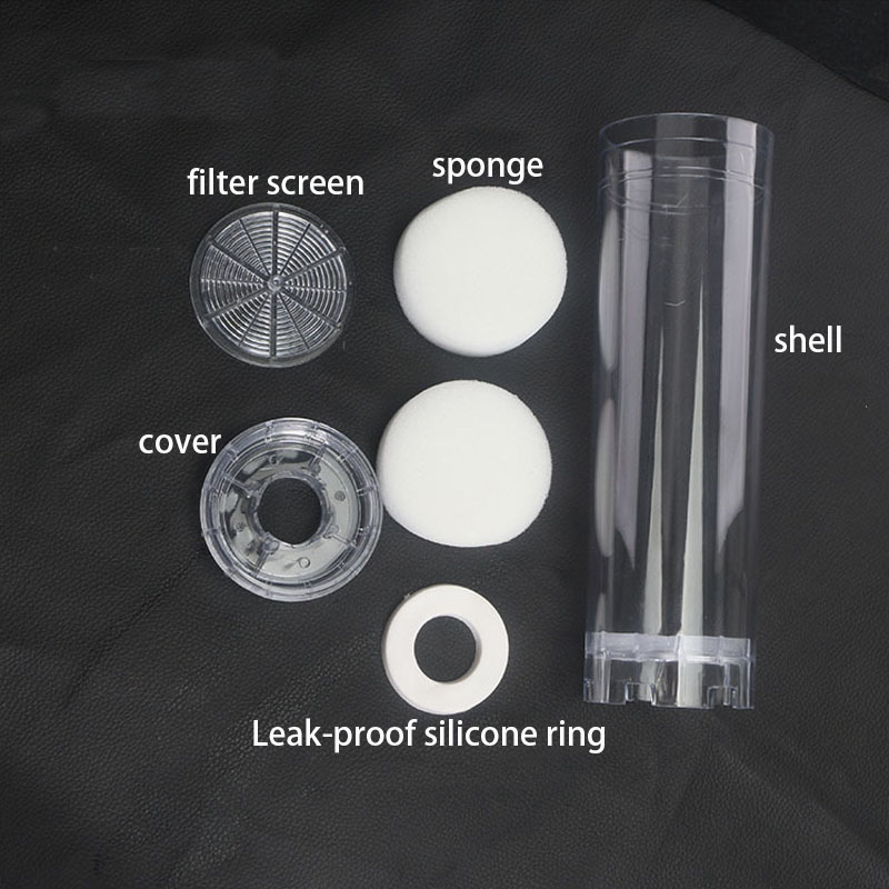 Waterzuiveraar Accessorie 10 Inch Verpakking Shell Diy Filter Materiaal Vullen Transparante Filter Element Lege Shell Platte Druk