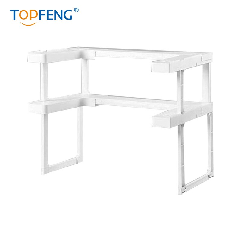 TopFeng Spicy Shelf, Spice Rack, Stackable organizer, Kitchen Spice Rack, Bathroom organizer, Cosmetics Storage organizer
