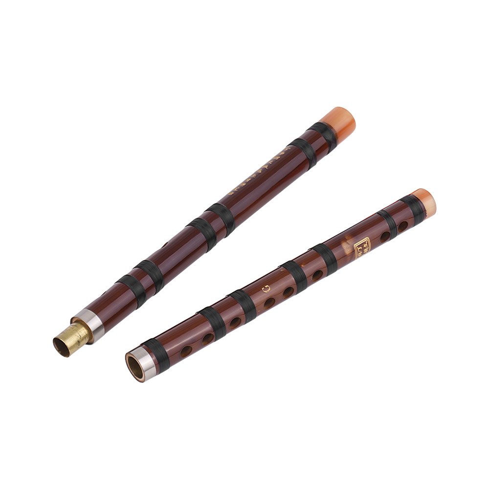 Instrumento tradicional chino de flauta de bambú amargo Dizi con nudo chino para principiantes C/D/E/F/G (opcional)