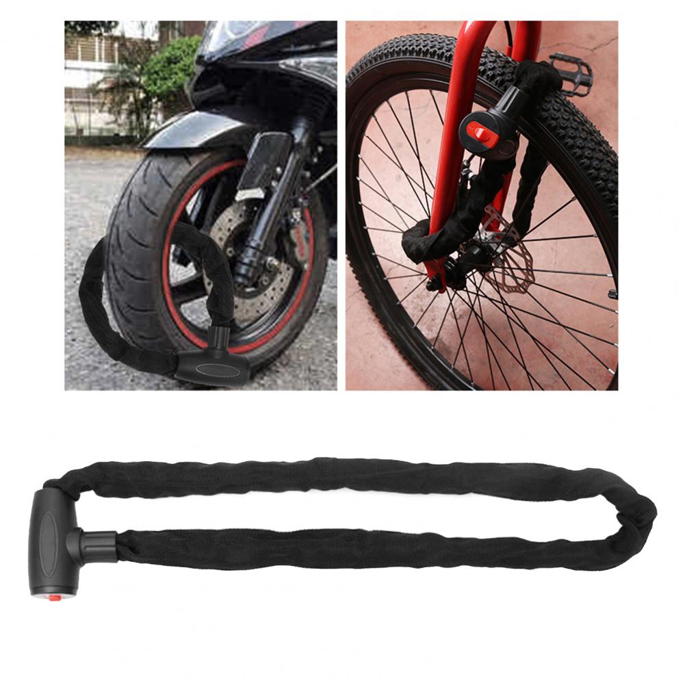 Bicycle Lock Canvas Bike Lock Manganese Steel Folding Good Toughness Bike Chain Lock
