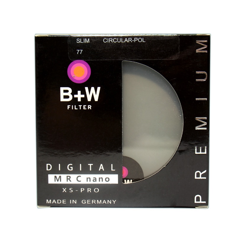 B + W MRC Nano CPL 49mm 52mm 55mm 58mm 62mm 67mm 72mm 77mm 82mm XS-PRO filtre à CIR-PL polarisant pour Canon Nikon Sony Fujifilm Rico