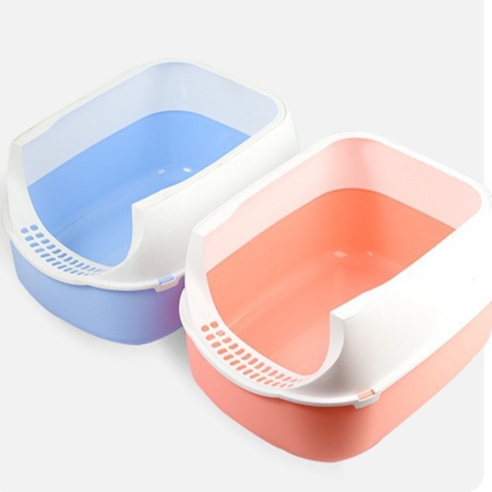 Cat Litter Box Pet Kitten Plastic Clean Basin Bedpan Indoor Puppy Kitten Anti Splash Toilet Pet Deodorant Fully closed Sandbox
