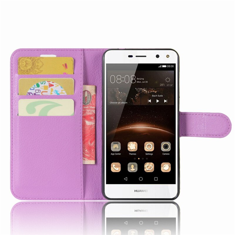 Funda Huawei Y6 Funda Huawei Mya-L41 Funda de cuero PU Funda con tapa para Huawei Y6 Mya-L41 Mya-L11 Fundas de teléfono coque