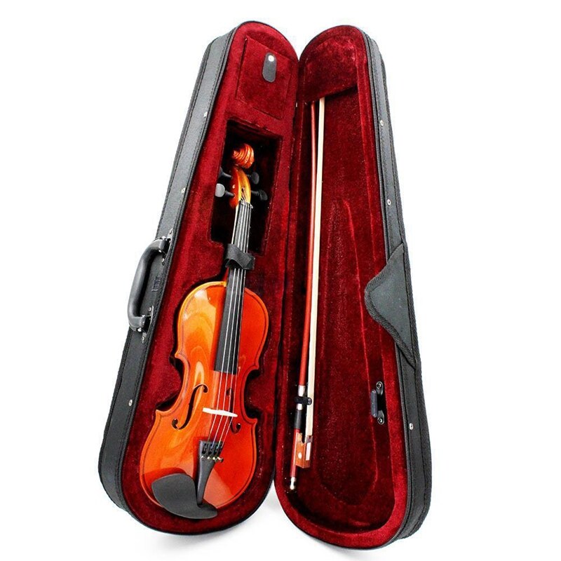 Arco de cuerda de acero de tilo para violín, tamaño 3/4 Natural, para principiantes