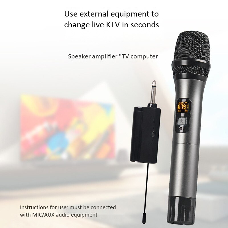 X187 Universal Microphone Wireless Microphone U-Section OUtdoor Conference Home o Card Live Karaoke