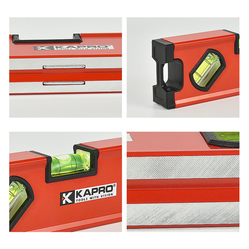 Kapro 10/20cm Portable Magnetic Spirit Level High Precision Aluminum Construction Leveling Tool Measurement Bubble Level Gauge