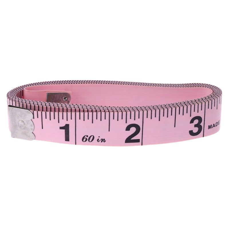 150 Cm 60 "Vinyl Meetlint Tailor Tool Cm/Inch Kleding Maatregel Heerser Borst Heupen Taille Maat standaard Tape