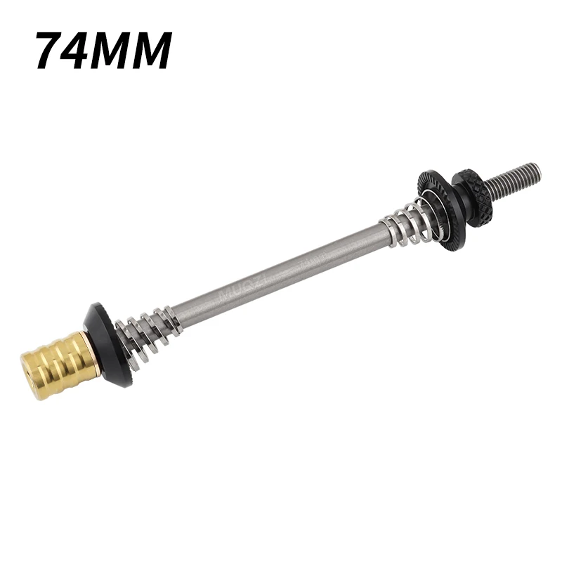 MUQZI Titanium Quick Release Skewers 74mm 85mm 100mm 130-135mm MTB Road Bicycle Quick Release Titanium Alloy Axle QR Skewer: Red