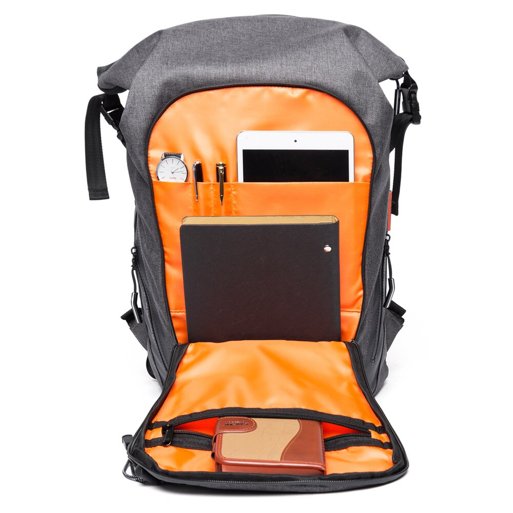 Hidden Anti theft Zipper 15.6 inch Men Waterproof Multifunction Backpack School Bag Men