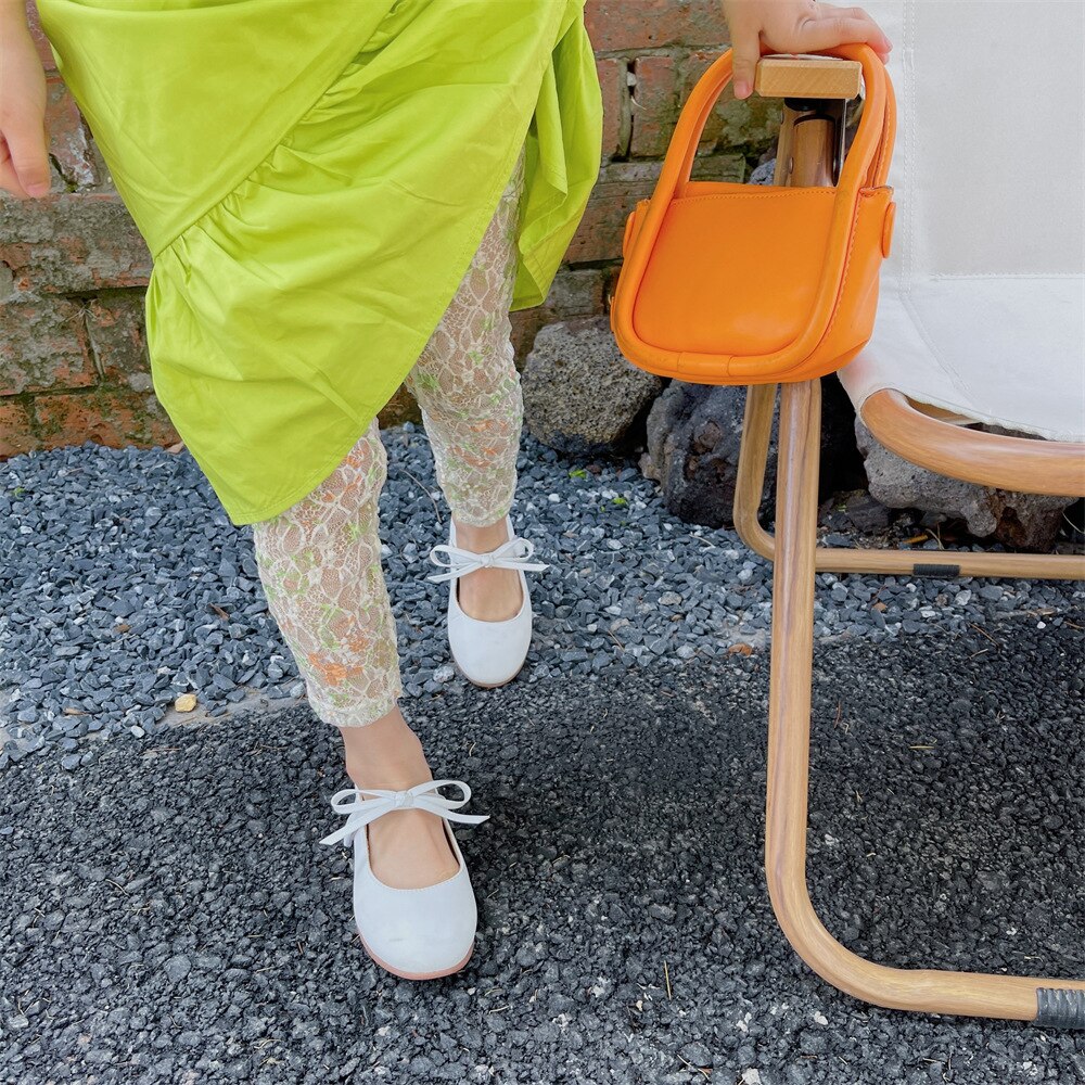 2342A abbigliamento per bambini Leggings in pizzo estate 2022 nuovi pantaloni coreani per bambini pantaloni sottili in pizzo da ragazza