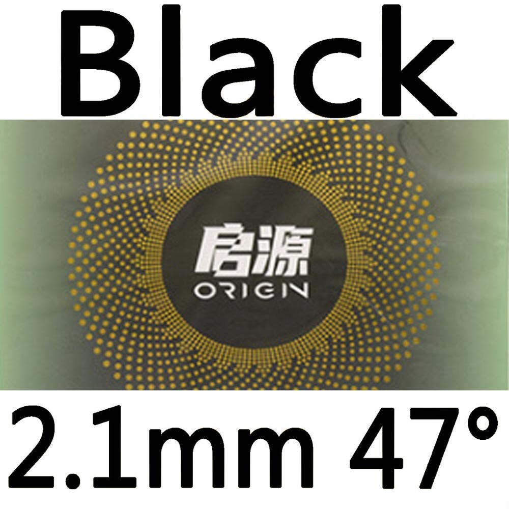 RITC 729 ORIGIN Pips-In Table Tennis Defensive Tacky Rubber With Sponge: Black 2.1mm H47