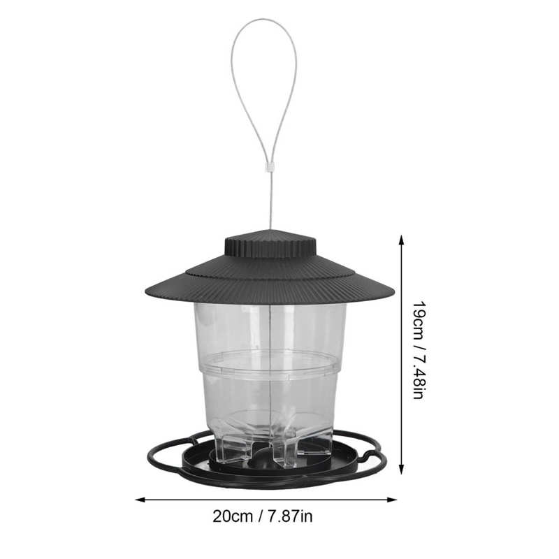 Dzikie karmniki dla ptaków pawilon projekt ABS materiał karmnik dla ptaków na patio na taras robić ogrodu