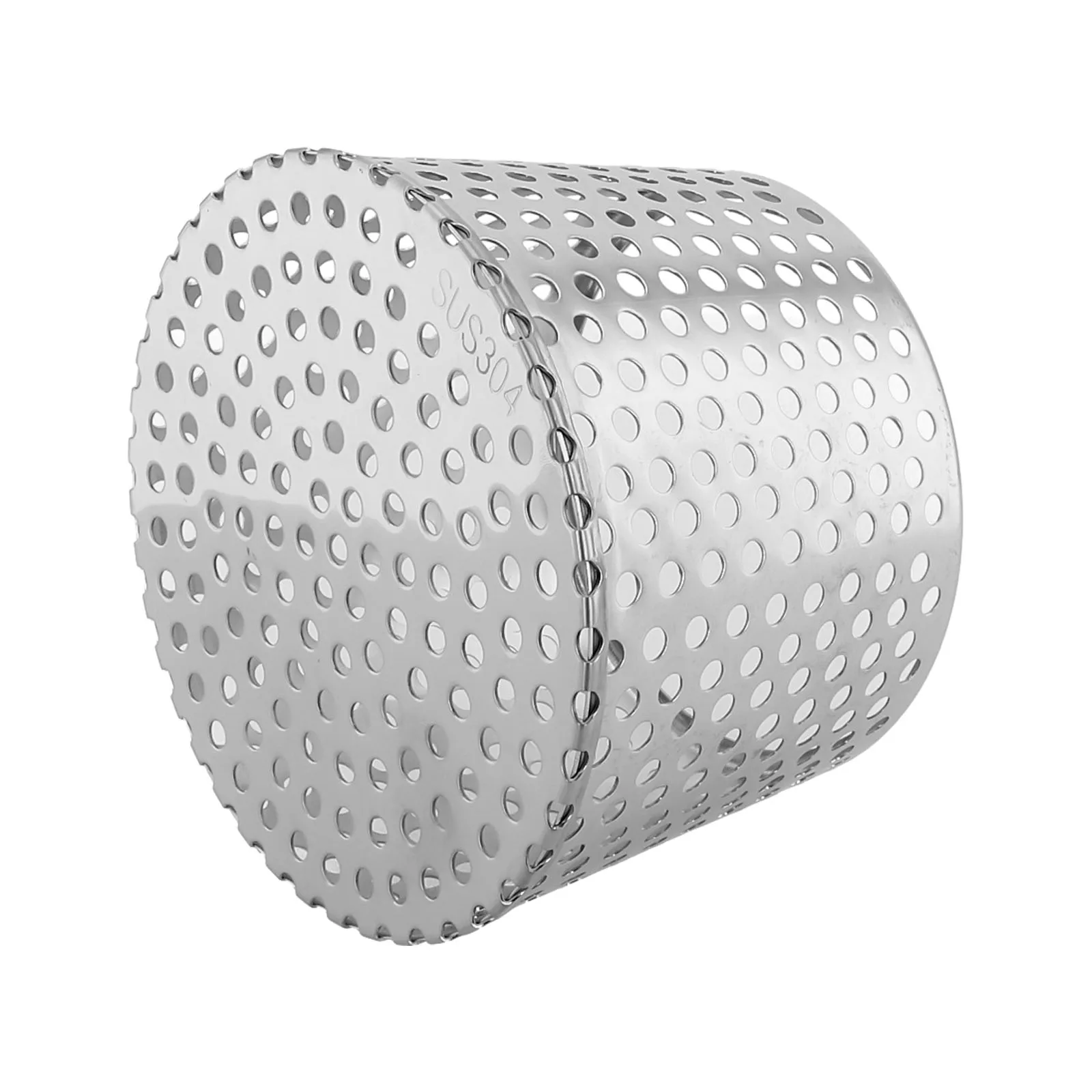 Drainage Cover Floor Drain Wall Insert Anti-blocking For Rooftop Balcony Outdoor Rain Bucket Stainless Steel 50-200mm