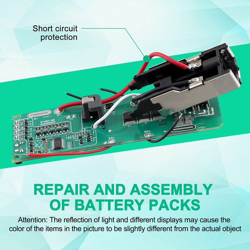 Li-Ionen-Batterie Lades chutz platine Leiterplatte Ersatz für Ryobi 18V p108 rb18l40 Multimeter Multimeter einfach zu bedienen