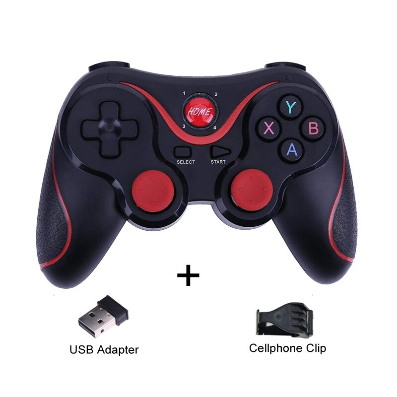 T3 X3 Wireless Joystick Gamepad Game Controller bluetooth BT3.0 Joystick For Mobile Phone Tablet TV Box Holder: 1