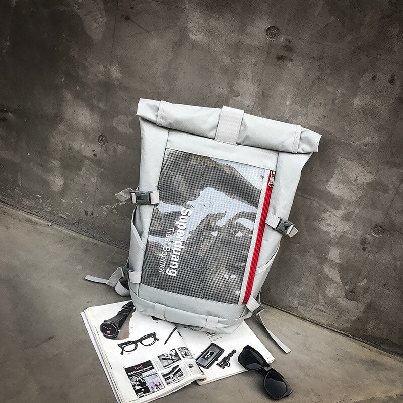 femme toile voyage Sac à Dos femmes Mochila Feminina Sac A Dos Pack sacs d'école pour adolescente Sac à Dos: Gray