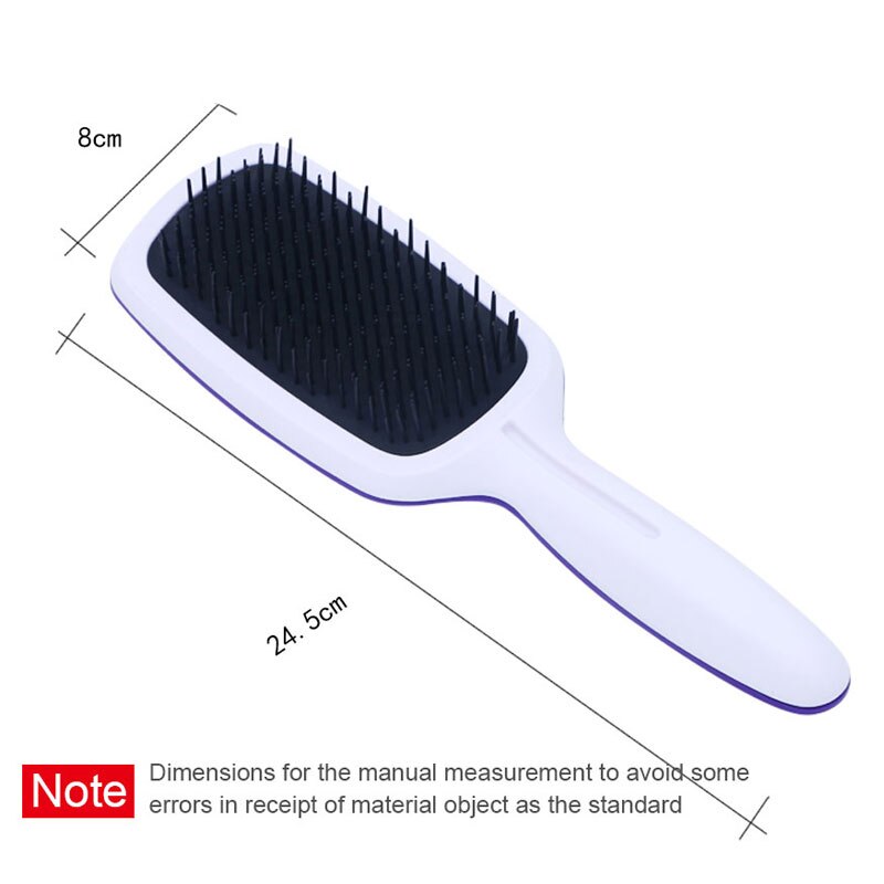 1-5 unids/lote peines del salón para el cabello cepillo de bucle húmedo suave peine de mensaje de Spa para todos los tipos de cabello