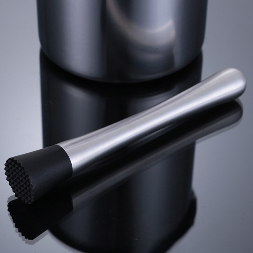 Mint Muddler Stainless Steel Swizzle Stick Ice Crusher Bar Broken Ice-lolly Lemon Hammer Club Supplies