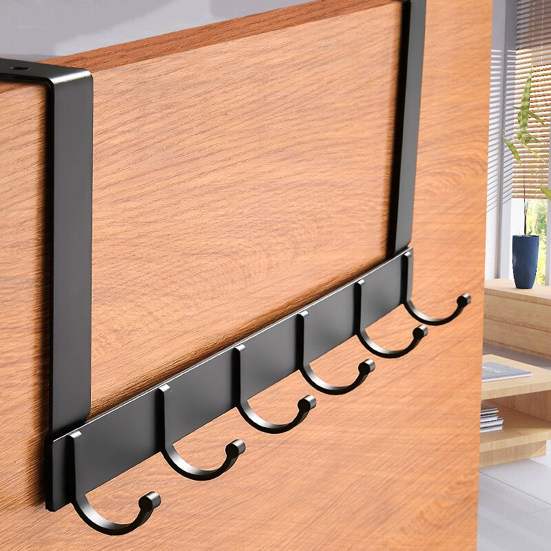 Crochet de porte arrière pour armoire de cuisine, espace porte arrière en Aluminium, support de rangement suspendu, outils d&#39;organisation d&#39;épicerie