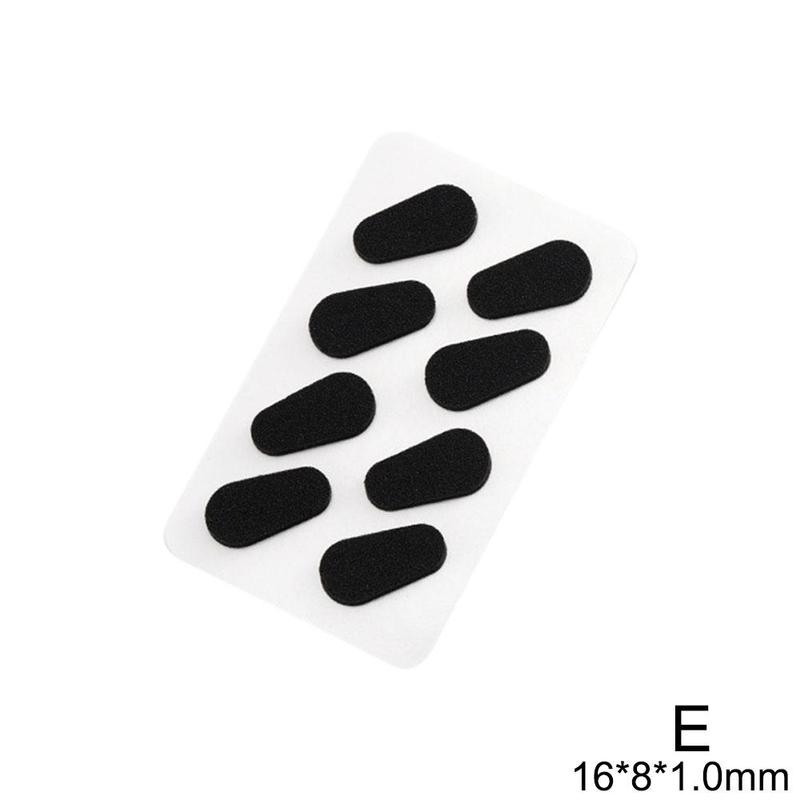 8Pc Bril Neus Stok Neus Pads Zelfklevende Lenzenvloeistof Eva Neus Pads Anti-Slip Glazen Geen Makeup Neus pads Brillen Nosepads: E