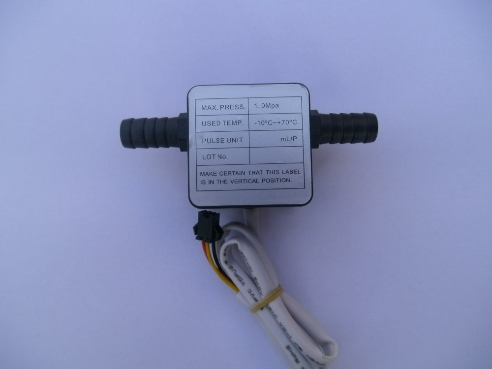 3/8&quot; Flow Control LCD Display + Oil Fuel Gasoline Diesel Milk Water Gear Sensor