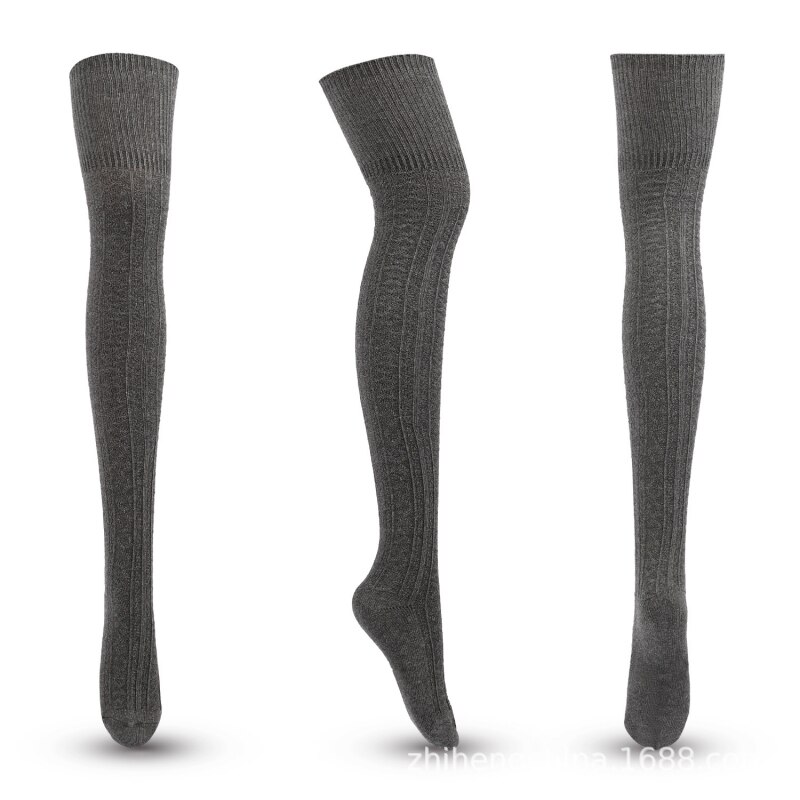 Compressiekousen kniekousen lange kousen dames dijkousen elastische spataderen sokken over de knie sportsokken