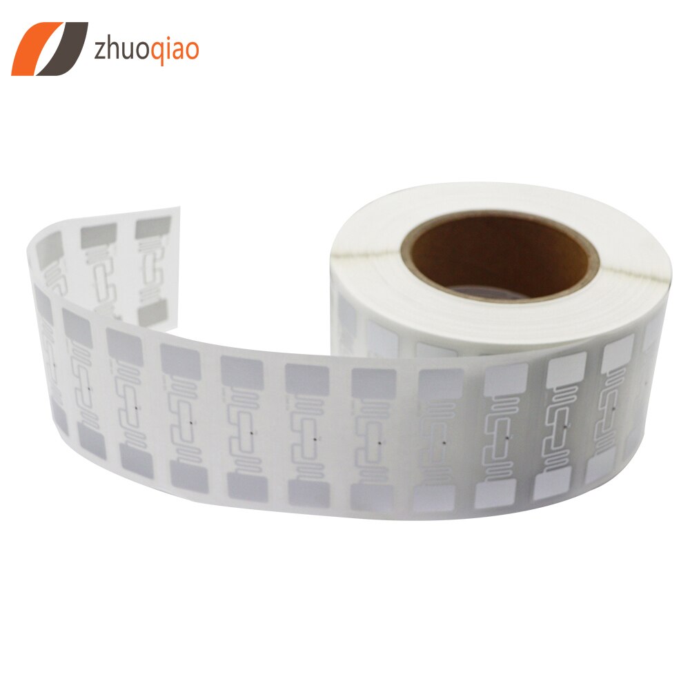 Njzq 50Pcs Epc Gen2 ISO18000-6C Wit 840-960Mhz Uhf Alien H3 Rfid Tag