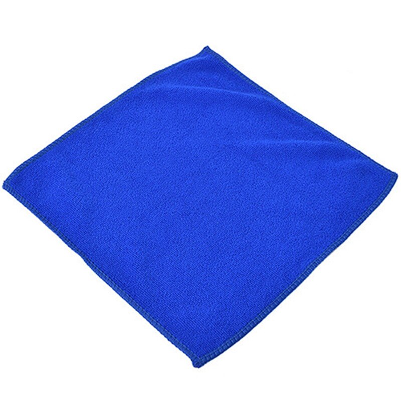 Serviette de nettoyage en microfibre 5 pièces | Chiffon de lavage doux absorbant, serviettes de nettoyage pour voiture, 25x25cm serviette de lavage antistatique pour la maison