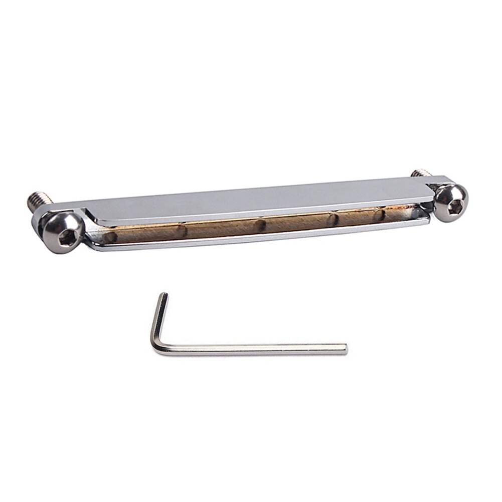 Acoustic Guitar Adjustable Slotted Nut Bridge Saddle Stringed Instruments Equipped with The Smallest Hexagonal Screwdriver