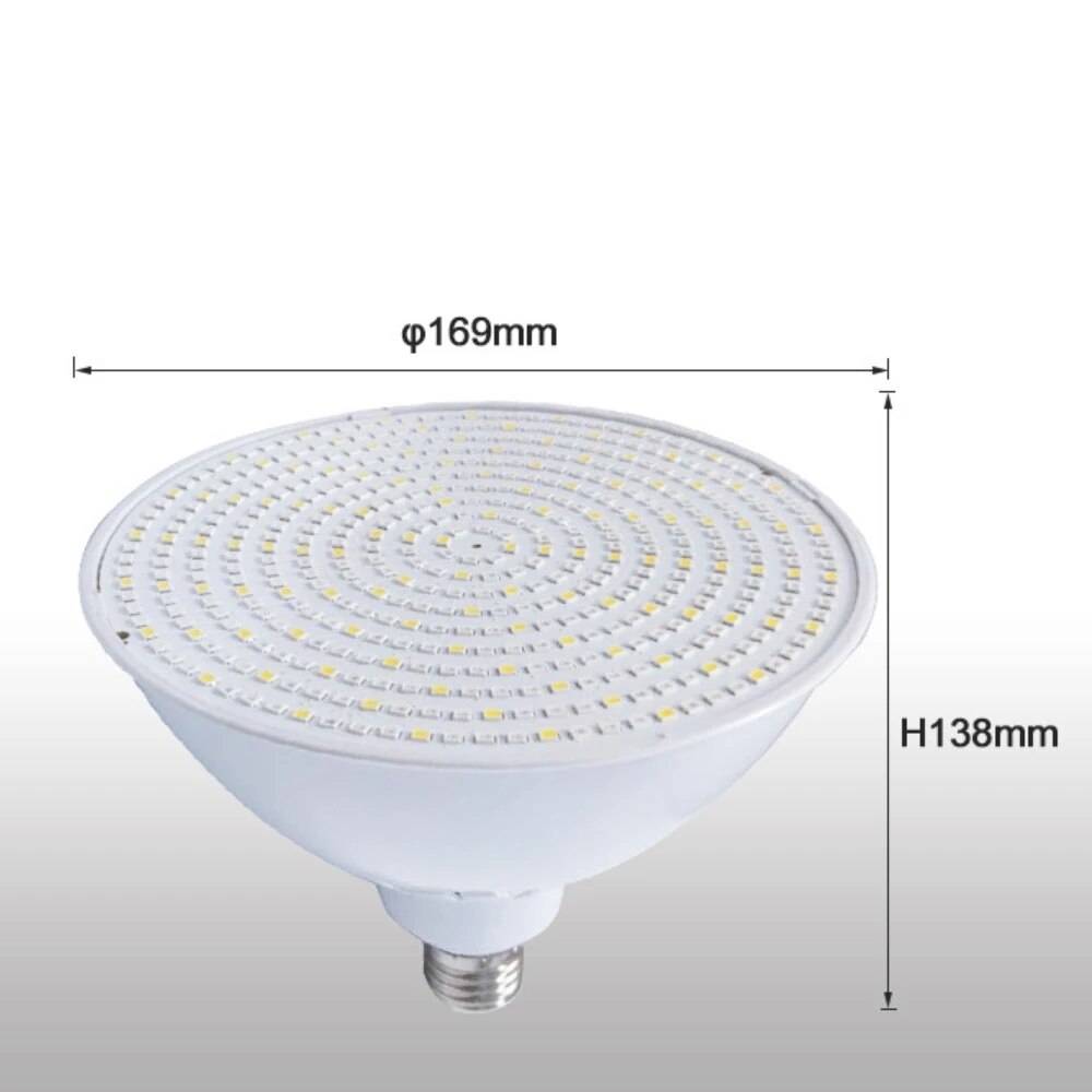 120V 45W PAR38 468LED Swimming Pool Light E27 Bulb RGBW Color Changing Underwater Spotlight Remote Controlled Pond lights