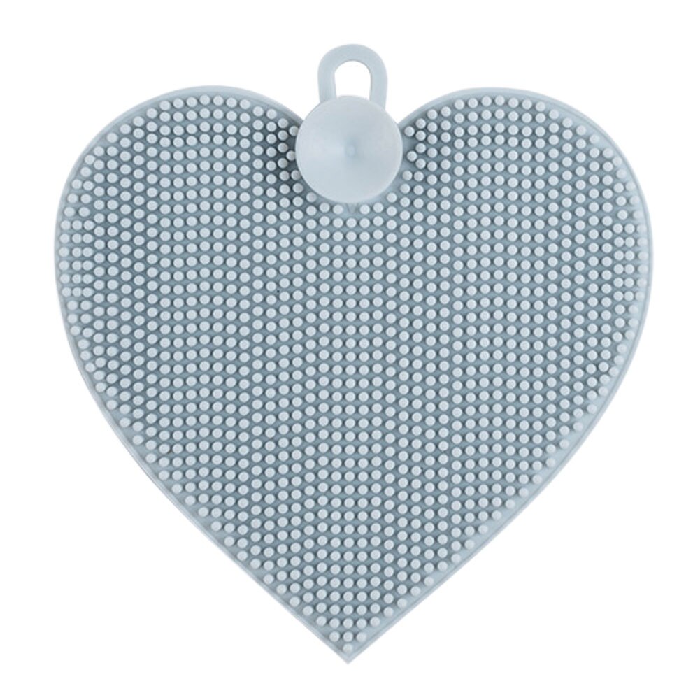 Silicone Dish Washing Scrubber Non Stick Food-Grade Dish Brush Kitchen Scrubber Cleaning Rag RERI889