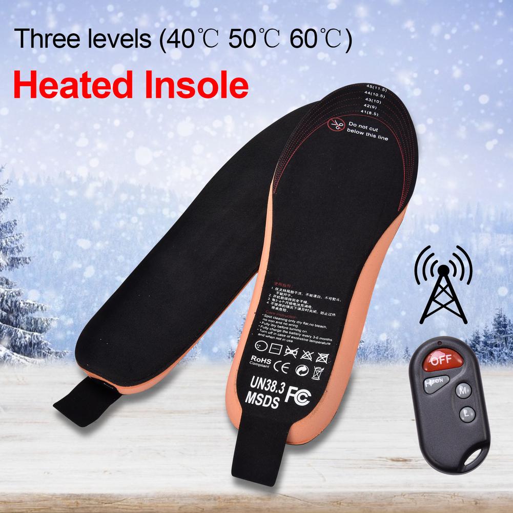 Vinter varme fodsåler opvarmning indersål tre-trins fjernbetjening termostat elektrisk opvarmning indersål opvarmet indersål